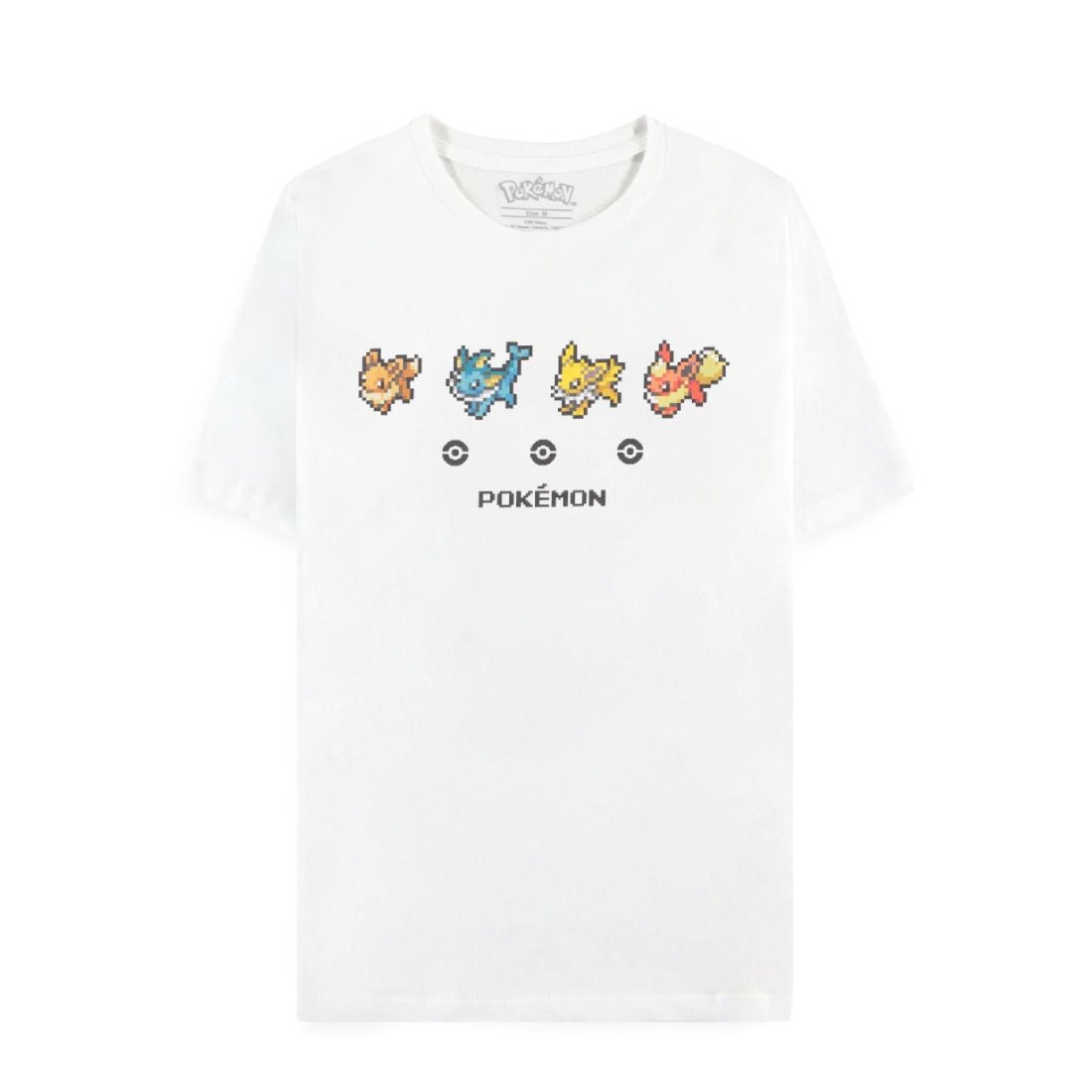 Difuzed Pokémon - Eeveelutions - Women's Short Sleeved T-shirt - XL - تي-شيرت - Store 974 | ستور ٩٧٤