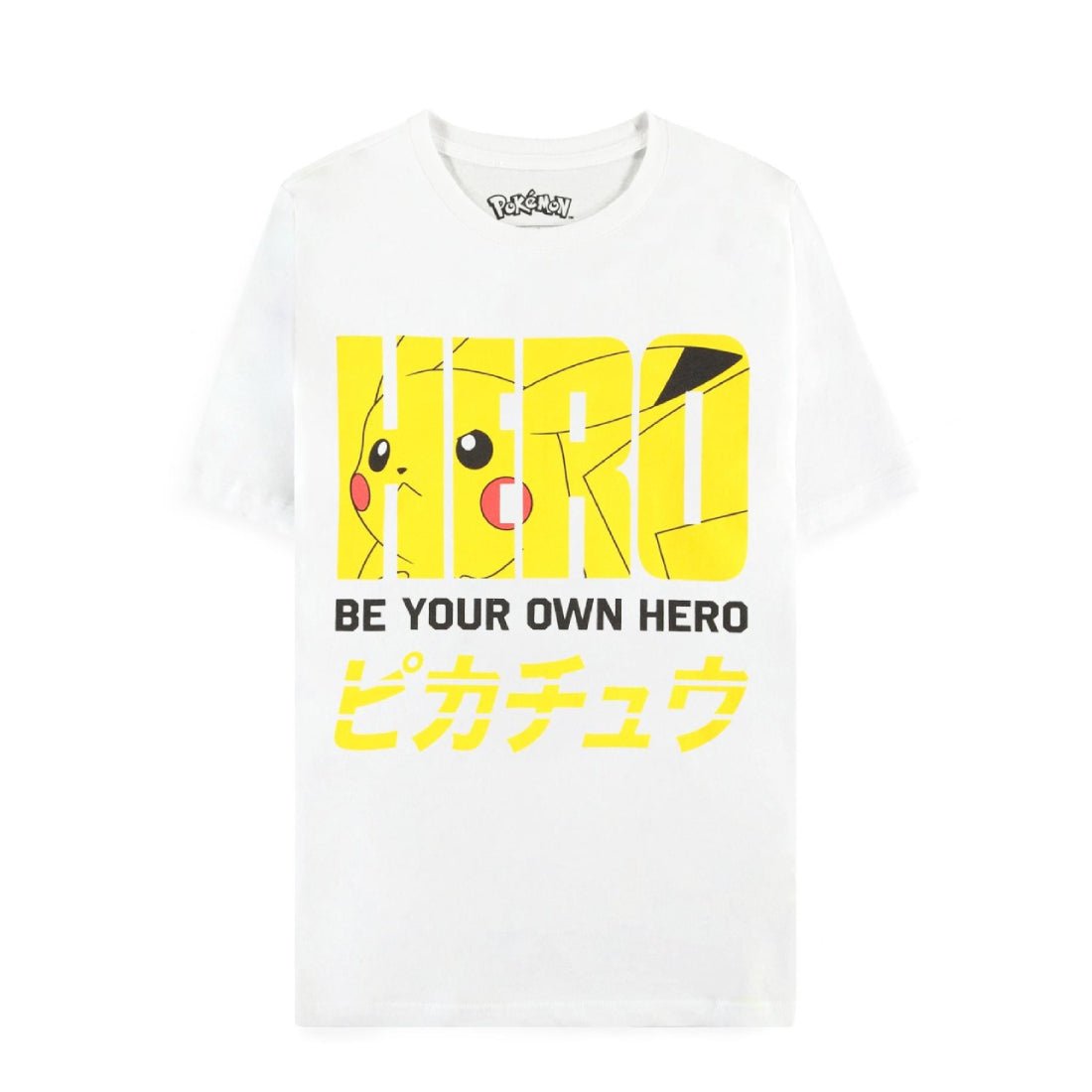Difuzed Pokémon Be Your Own Hero - Men's Short Sleeved T-shirt - L - تي-شيرت - Store 974 | ستور ٩٧٤