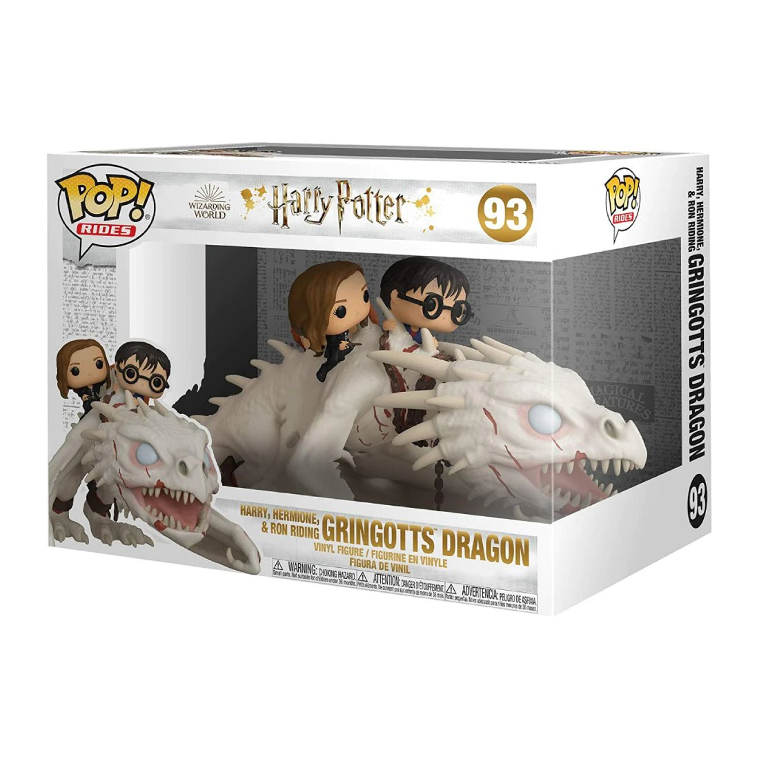 Funko Pop Rides! Movies: Harry Potter - Dragon w/ Harry, Ron, & Hermione #93 - دمية - Store 974 | ستور ٩٧٤