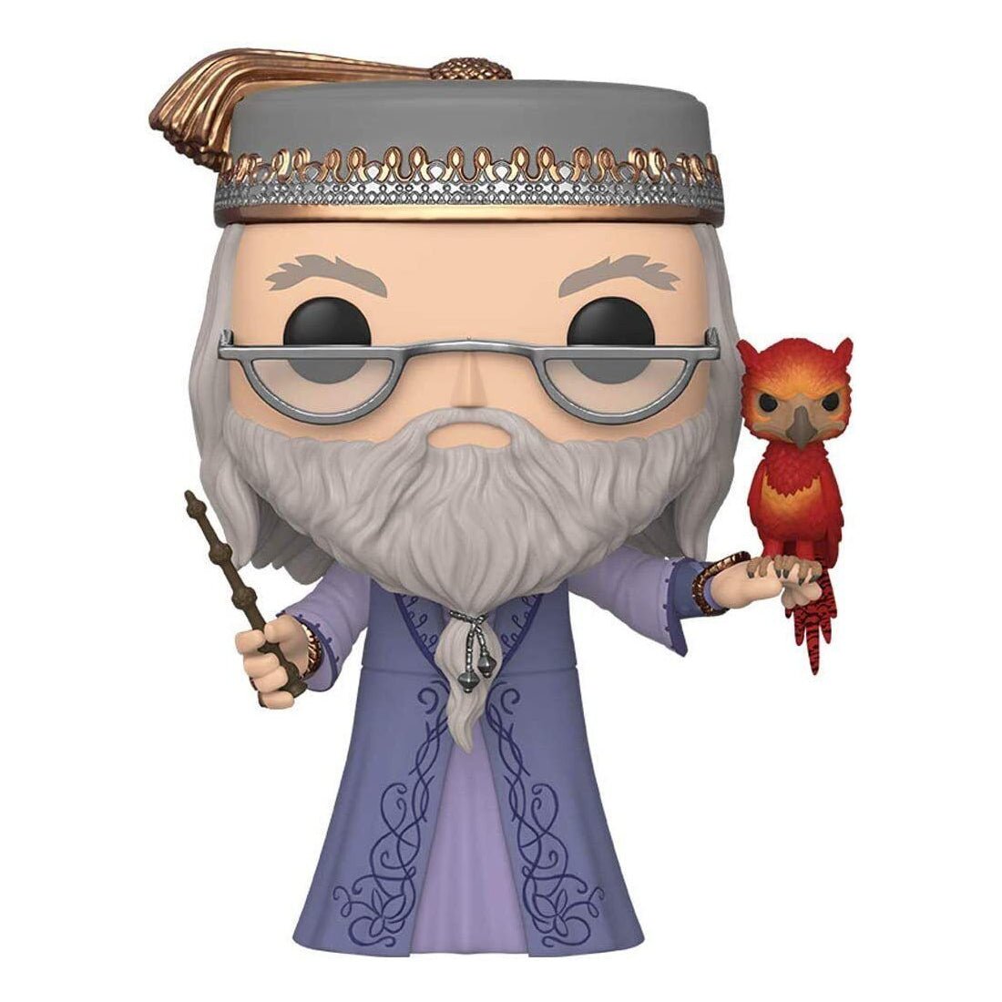 Funko Pop Jumbo! Movies: Harry Potter - Dumbledore w/ Fawkes #110 - دمية - Store 974 | ستور ٩٧٤