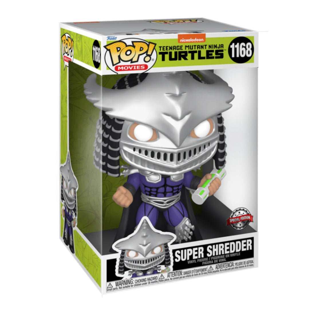 Funko Pop Jumbo! Movies: Teenage Mutant Ninja Turtle - Shredder (Exc) #1168 - دمية - Store 974 | ستور ٩٧٤
