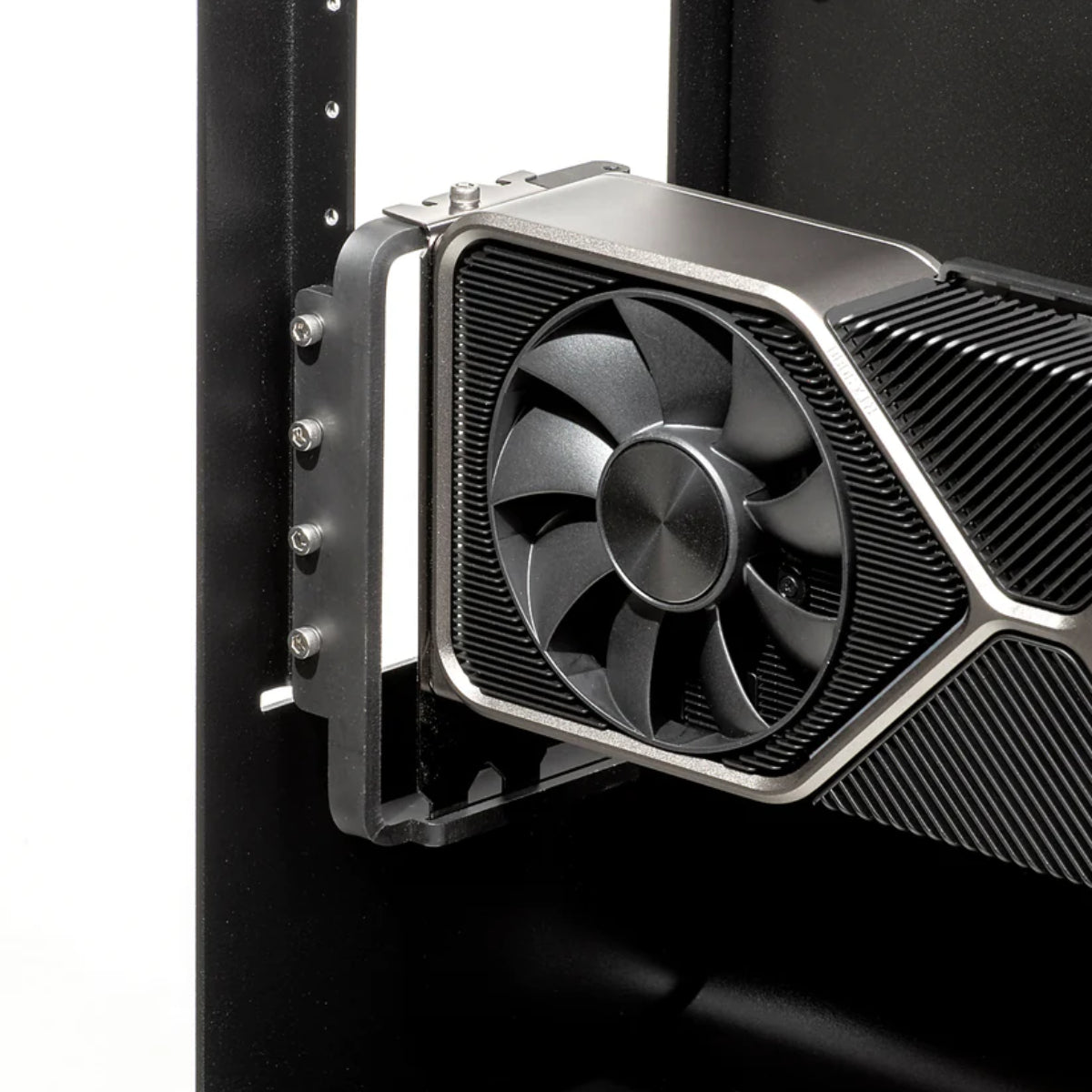 Yuel Beast Armature Vertical GPU Mount - Black - دعامة Yuel Beast Armature Vertical GPU Mount - Black - دعامة