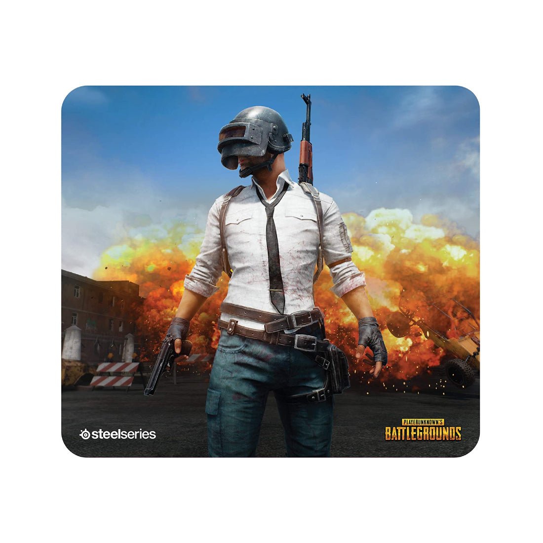 STEELSERIES QCK+ PUBG ERANGEL EDITION GAMING MOUSE PAD - STEELSERIES QCK+ PUBG ERANGEL EDITION GAMING MOUSE PAD -