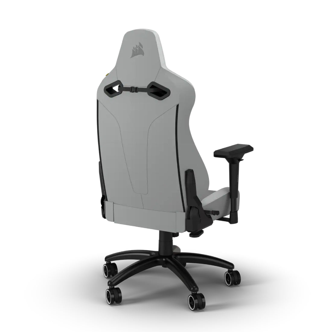 Corsair TC200 Leatherette Gaming Chair – Light Gray/ White - كرسي - Store 974 | ستور ٩٧٤