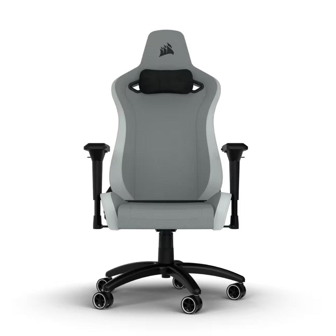 Corsair TC200 Fabric Gaming Chair – Light Gray/ White - كرسي - Store 974 | ستور ٩٧٤