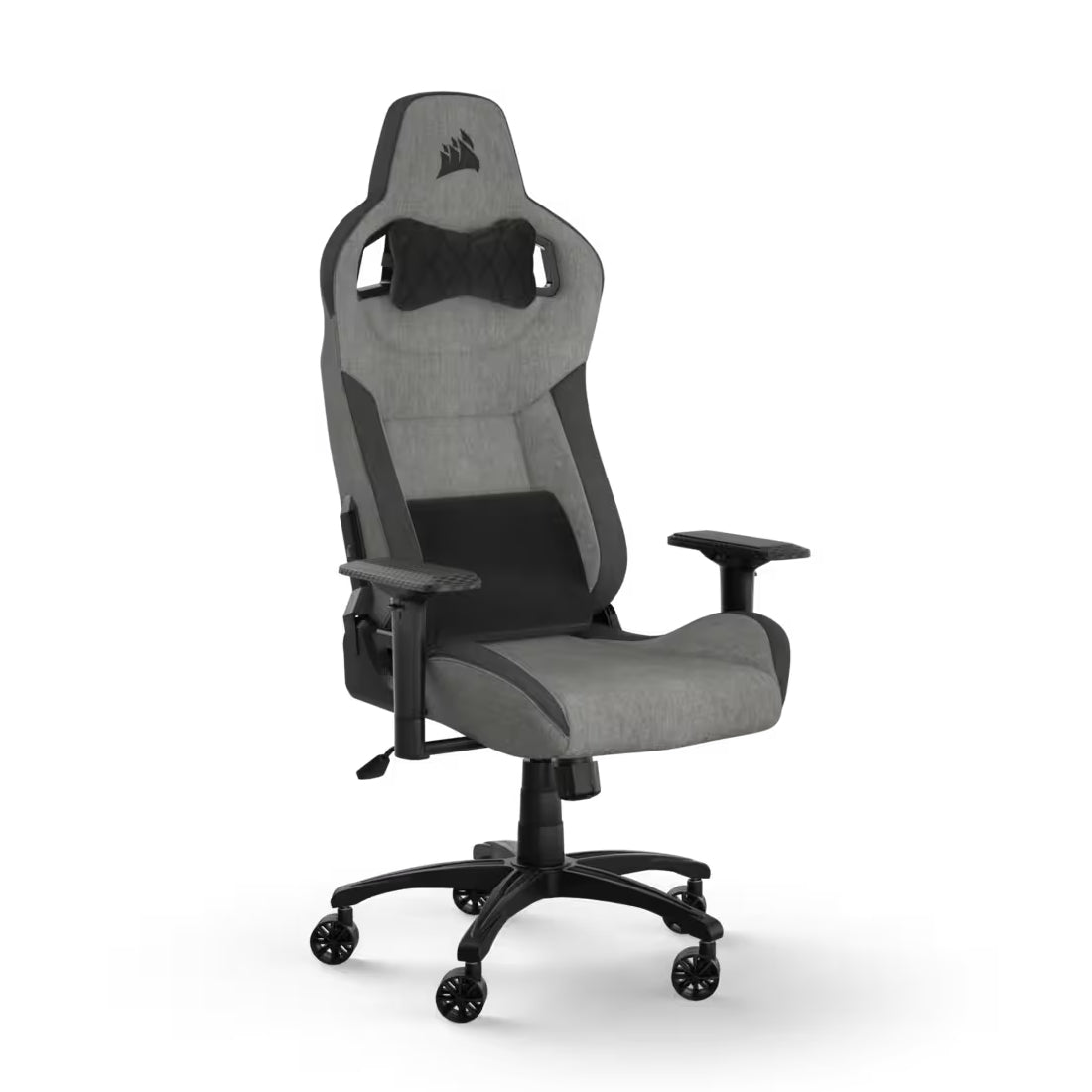 Corsair T3 Rush Fabric Gaming Chair - Gray/Charcoal - كرسي - Store 974 | ستور ٩٧٤