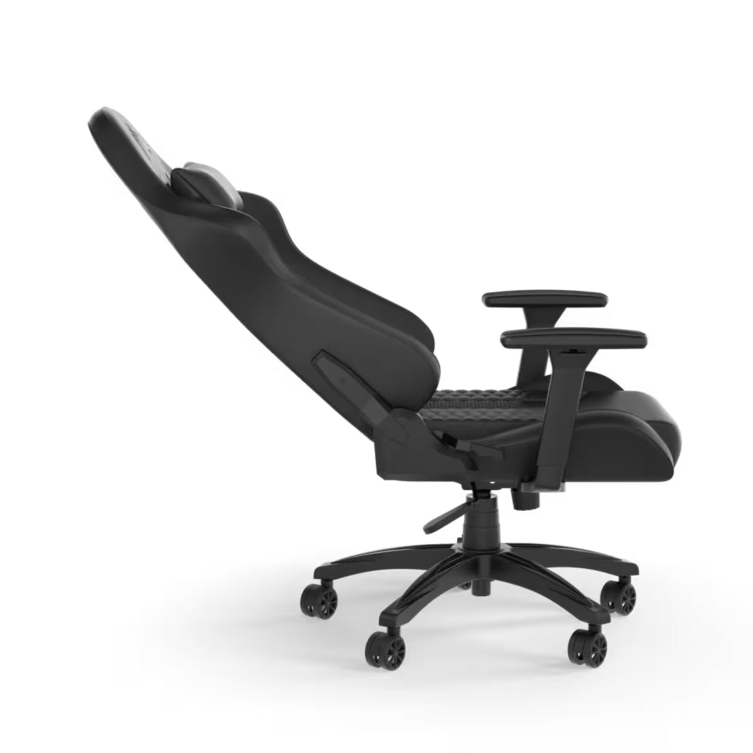 Corsair TC100 Relaxed Leatherette Gaming Chair - Black/Black - كرسي - Store 974 | ستور ٩٧٤