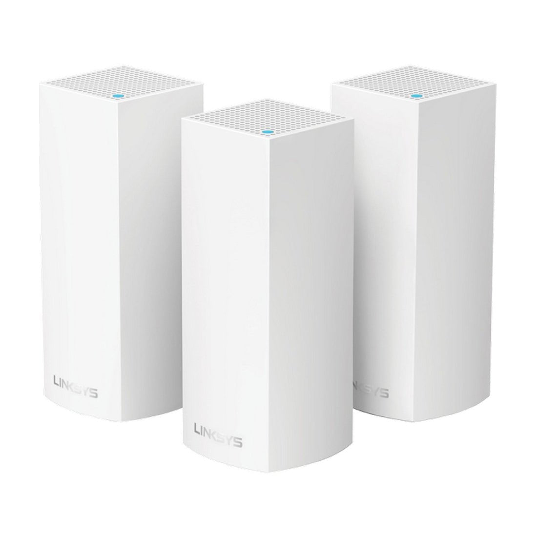 Linksys Velop Whole Home Intelligent Mesh WiFi System, Tri-Band, 3-pack - راوتر لاسلكي - Store 974 | ستور ٩٧٤