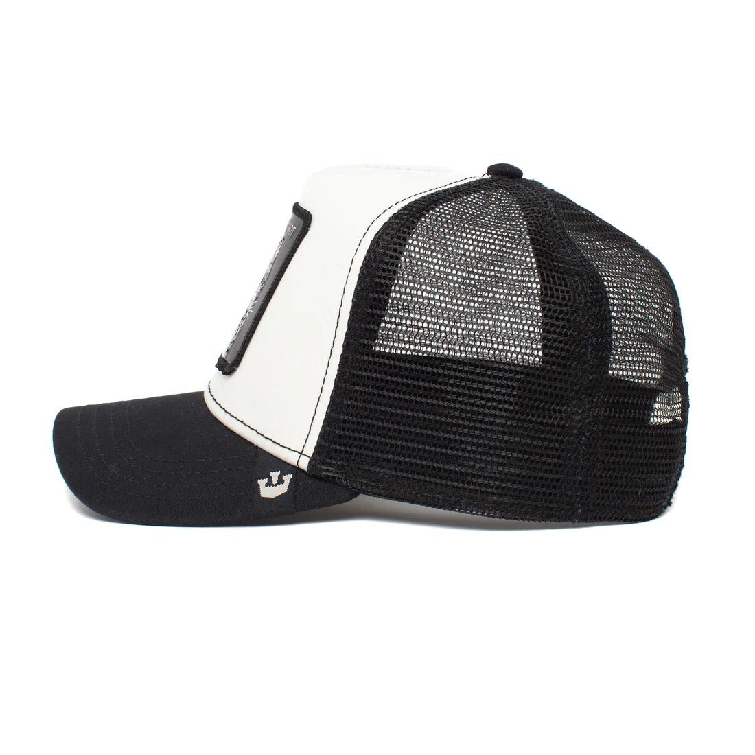 Queue Caps Hotshot Cap - Black & White - قبعة - Store 974 | ستور ٩٧٤
