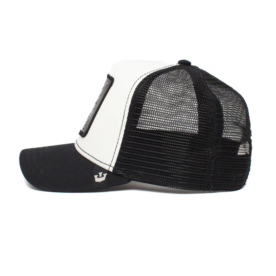 Queue Caps Hotshot Cap - Black & White - قبعة Queue Caps Hotshot Cap - Black & White - قبعة