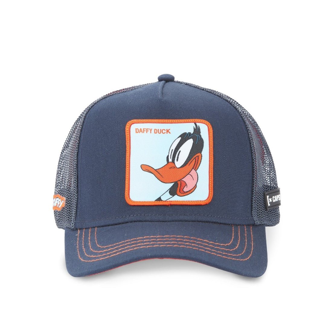 Queue Caps Looney Tunes Daffy Camo Cap - Blue - قبعة Queue Caps Looney Tunes Daffy Camo Cap - Blue - قبعة