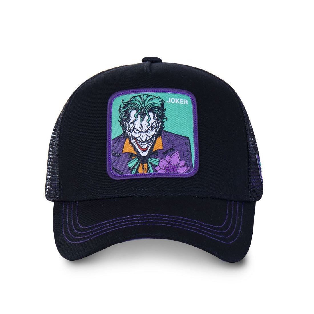 Queue Caps Capslab DC Comics Joker Cap - Black - قبعة - Store 974 | ستور ٩٧٤