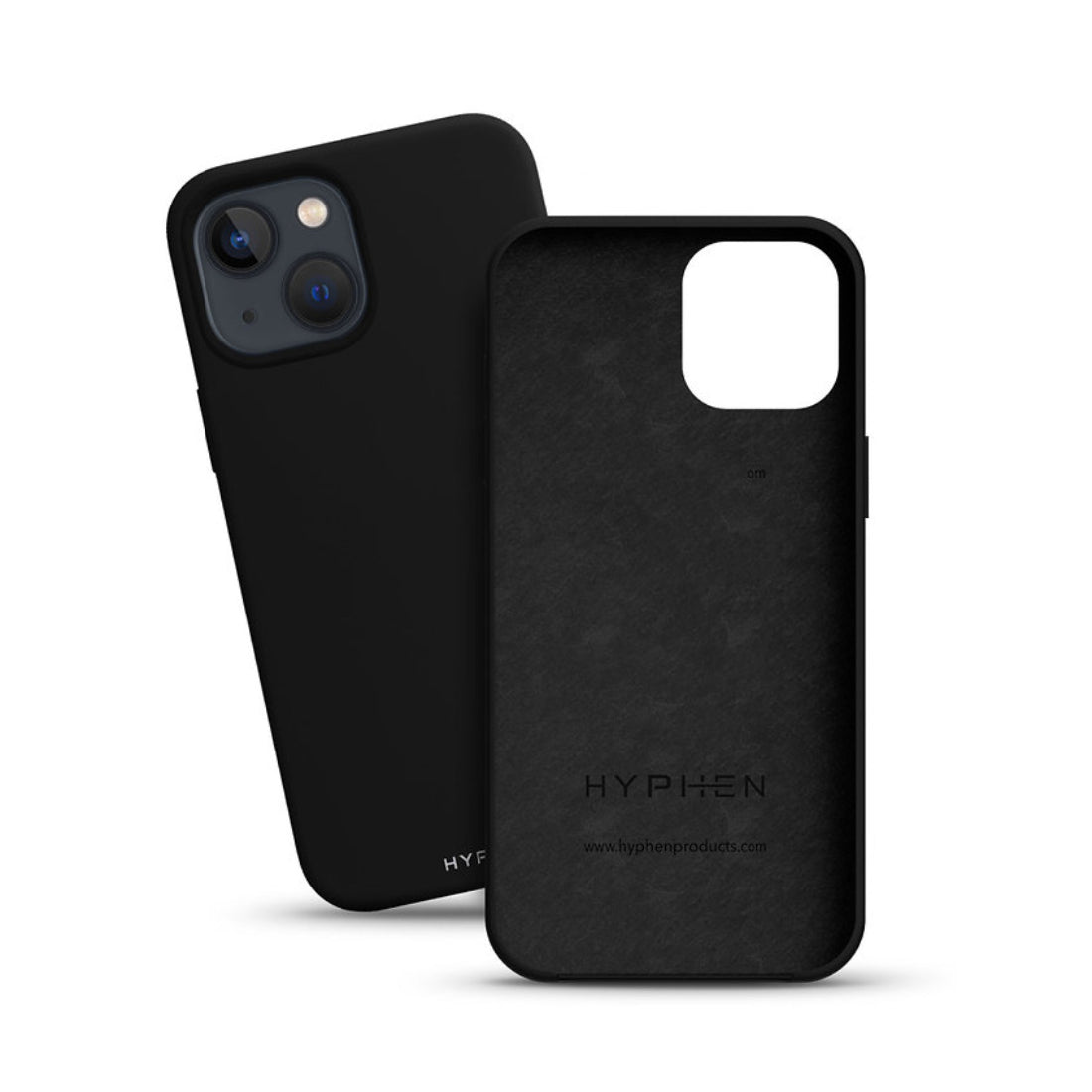 Hyphen Tint Silicone MagSafe Case for iPhone 14 - Black - حامي هاتف - Store 974 | ستور ٩٧٤