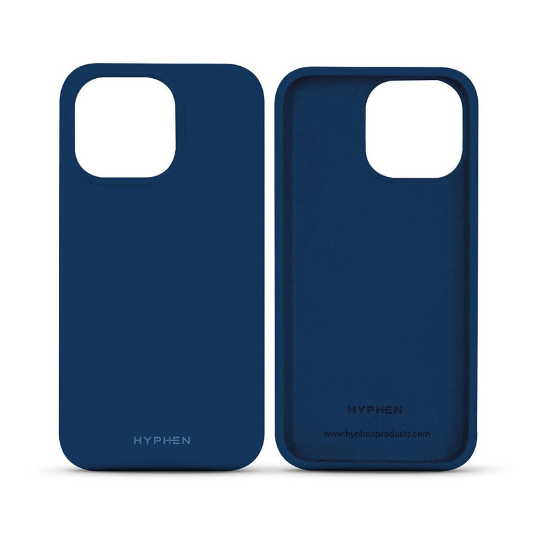 Hyphen Tint Silicone MagSafe Case for iPhone 14 - Blue - حامي هاتف - Store 974 | ستور ٩٧٤