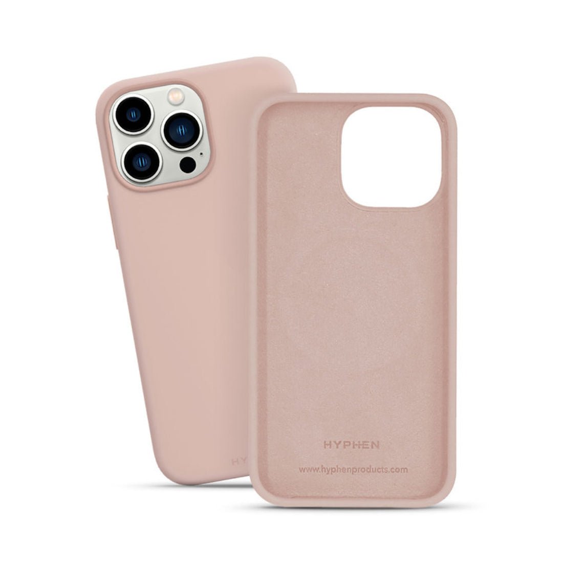 Hyphen Tint Silicone MagSafe Case for iPhone 14 Pro Max - Sand Pink - حامي هاتف - Store 974 | ستور ٩٧٤