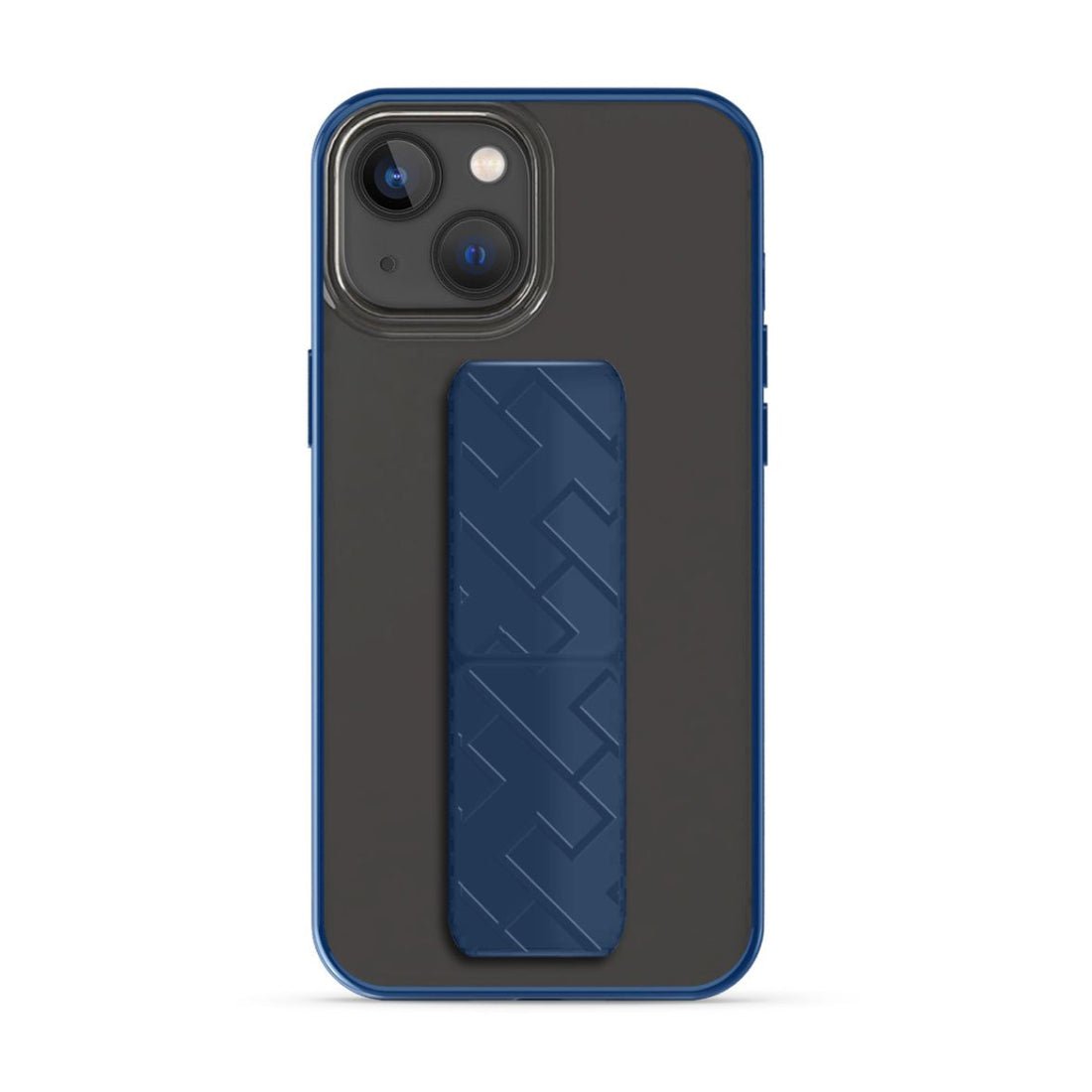Hyphen Grip Holder Case for iPhone 14 Plus - Blue - حامي هاتف - Store 974 | ستور ٩٧٤