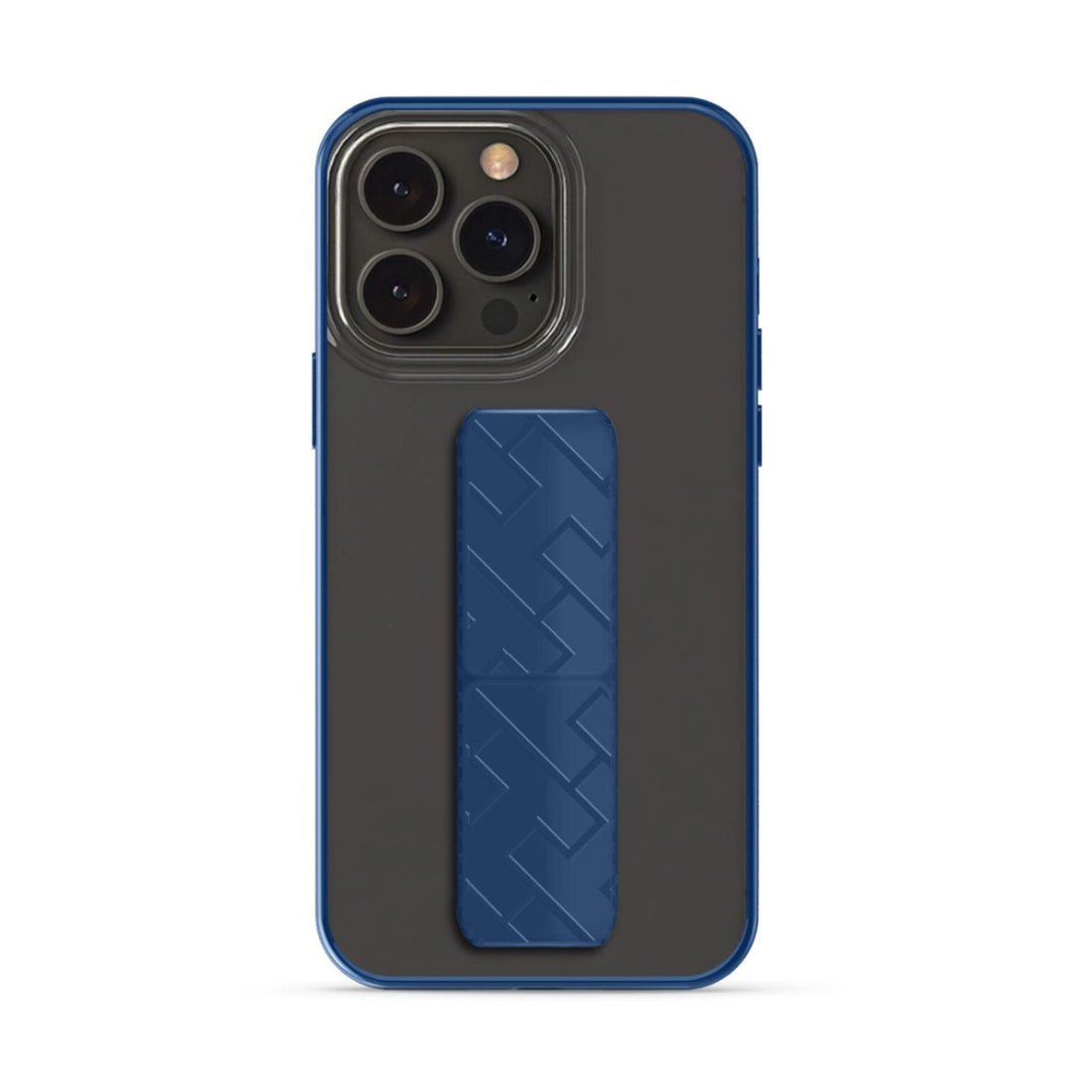 Hyphen Grip Holder Case for iPhone 14 Pro - Blue - حامي هاتف - Store 974 | ستور ٩٧٤
