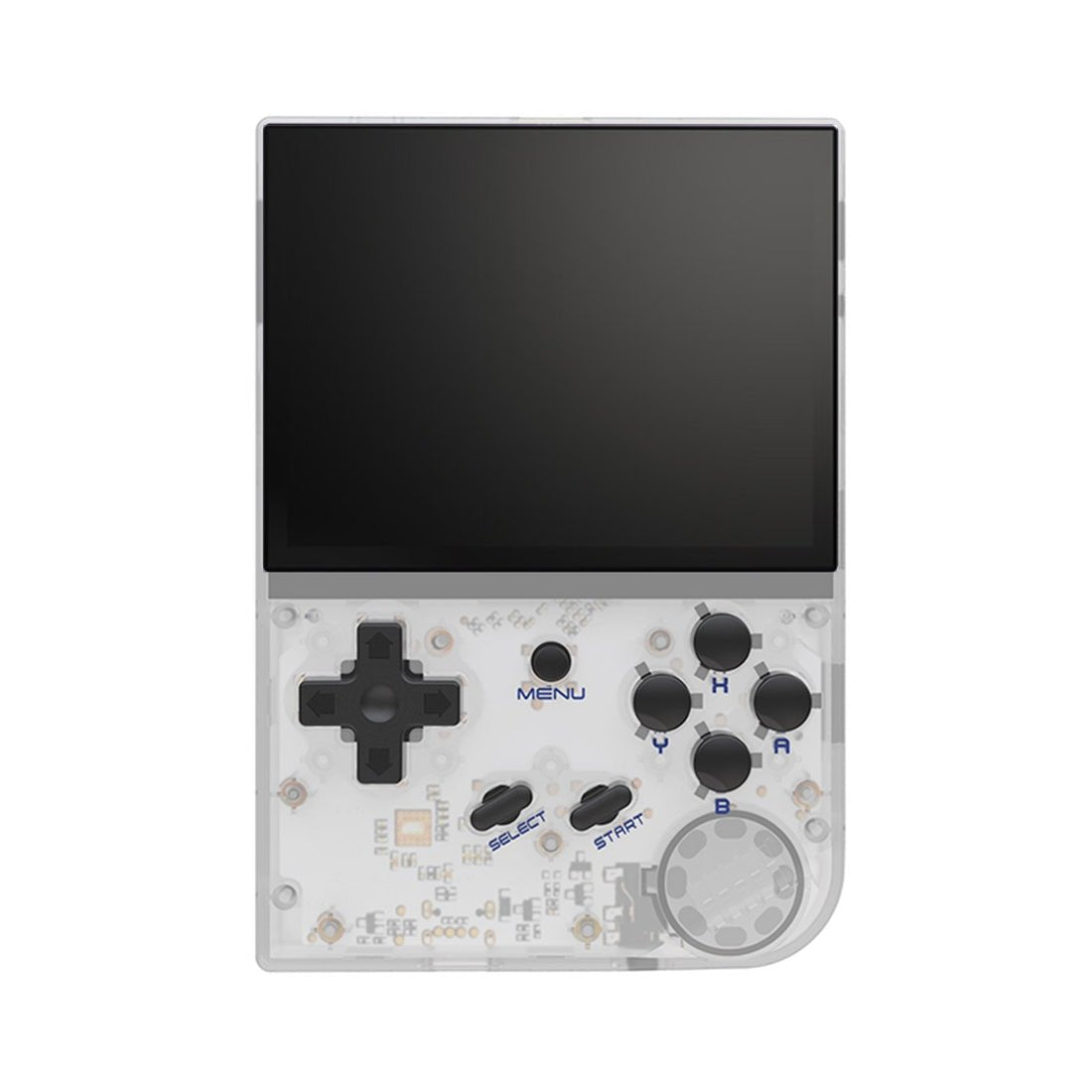Anbernic RG35XX Handheld Gaming Console - Transparent White - جهاز ألعاب - Store 974 | ستور ٩٧٤