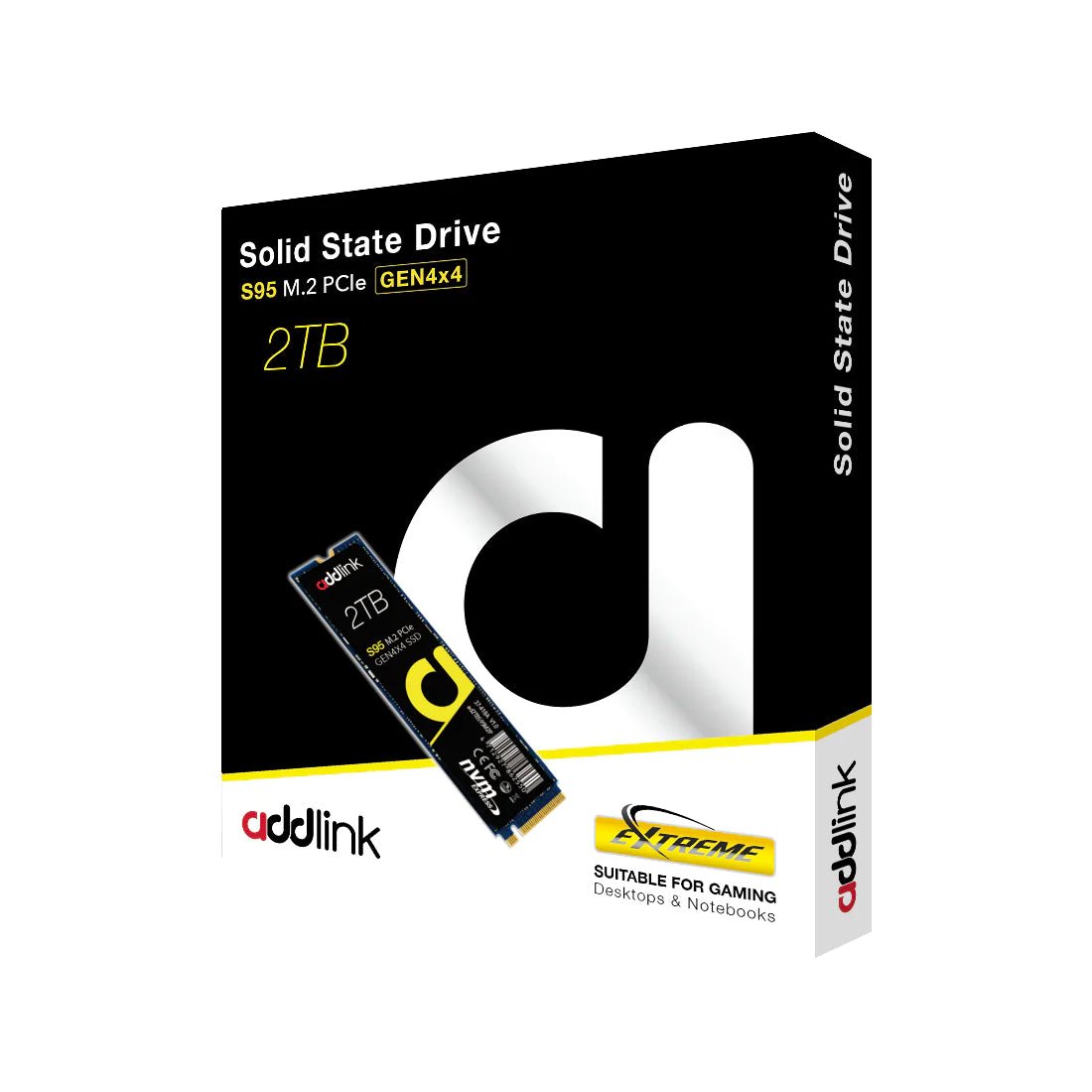 Addlink SSD 2TB S95 NVMe Gen 4 M.2 2280 - مساحة تخزين - Store 974 | ستور ٩٧٤