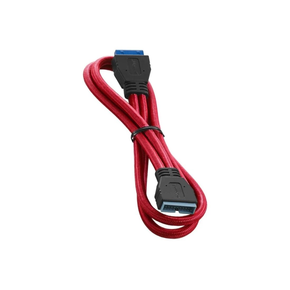 CableMod ModFlex Internal USB 3.0 Extension 50cm - Red - كابل - Store 974 | ستور ٩٧٤