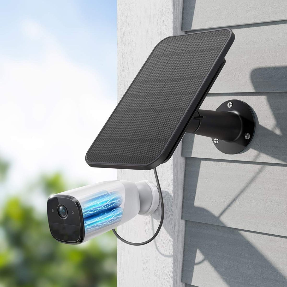 Eufy EufyCam Solar Panel Charger - Black - لوحة شمسية - Store 974 | ستور ٩٧٤