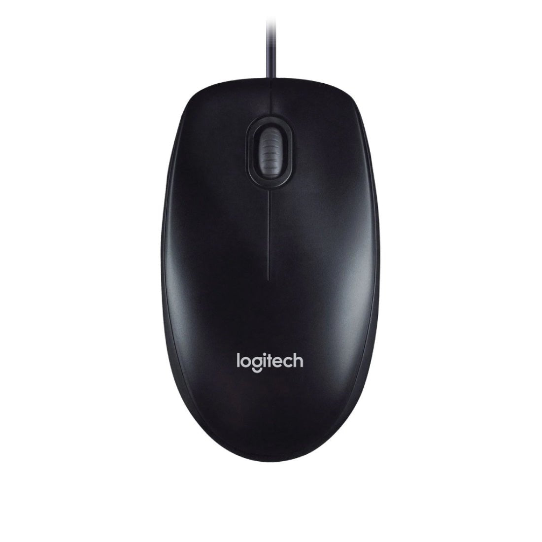 Logitech M100 Corded Mouse - Grey - فأرة - Store 974 | ستور ٩٧٤