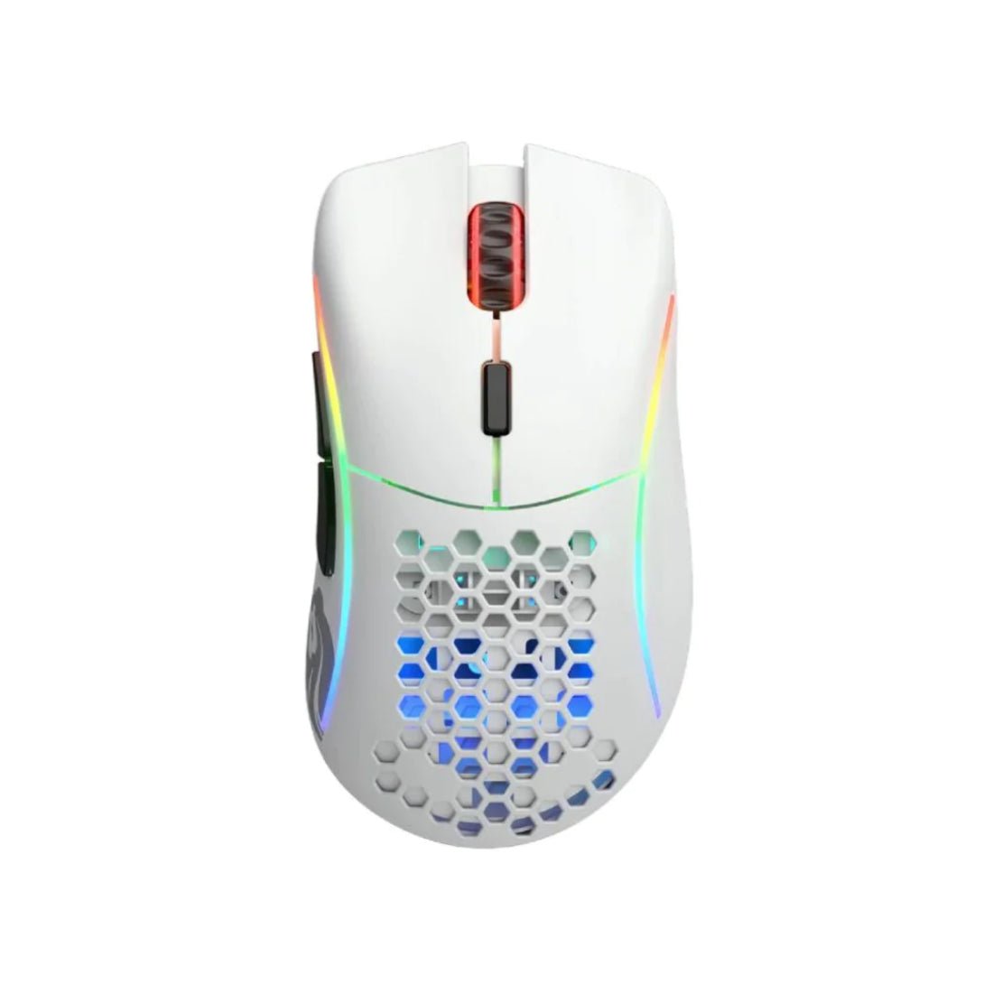 Glorious Model D Minus Wireless Gaming Mouse - Matte White - فأرة - Store 974 | ستور ٩٧٤
