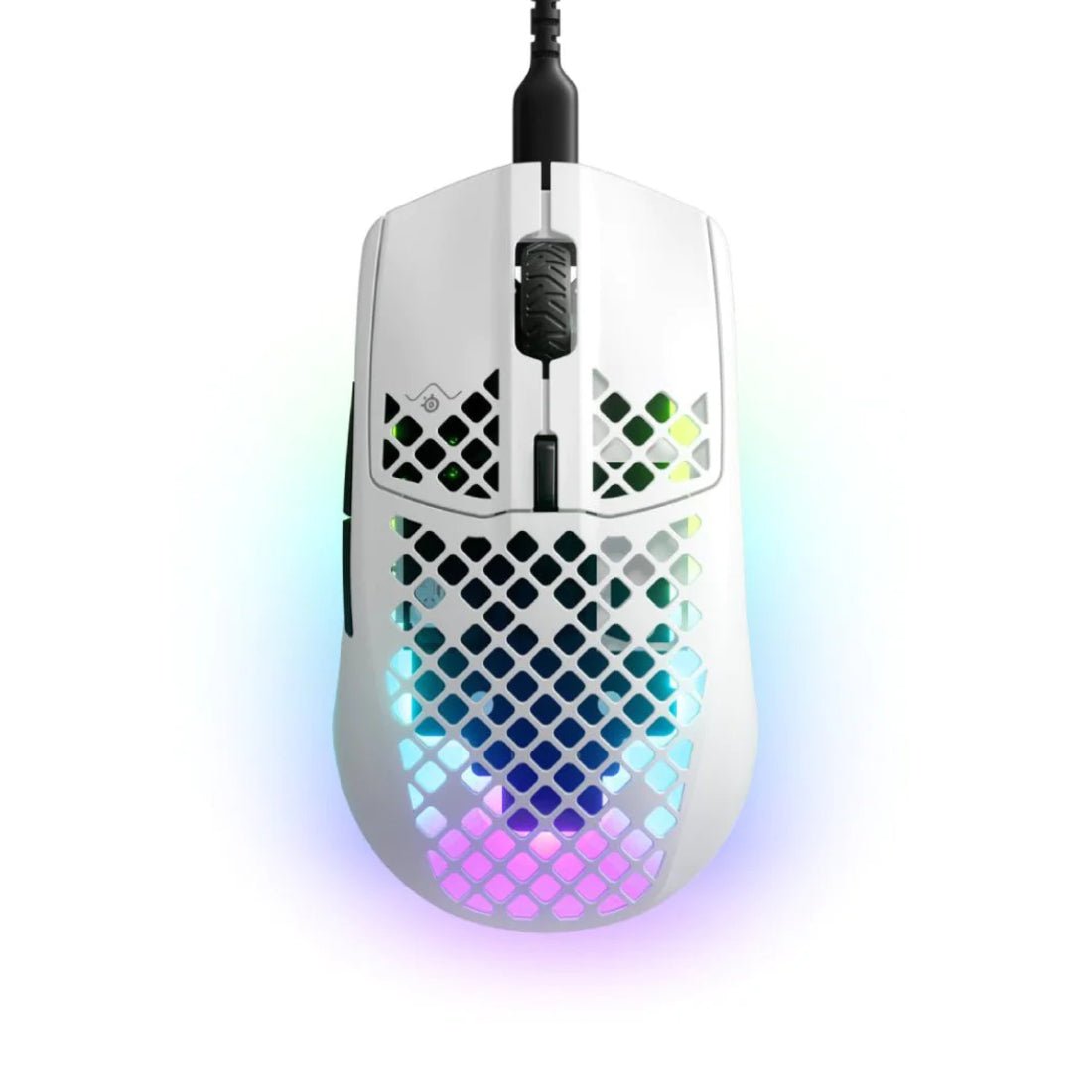 SteelSeries Aerox 3 Gaming Mouse 2022 Edition - Snow - فأرة - Store 974 | ستور ٩٧٤