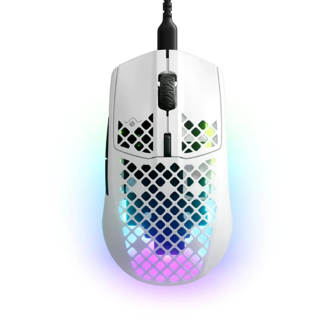 Steelseries Aerox 3 Gaming Mouse 2022 Edition - Snow - فأrة Steelseries Aerox 3 Gaming Mouse 2022 Edition - Snow - فأrة