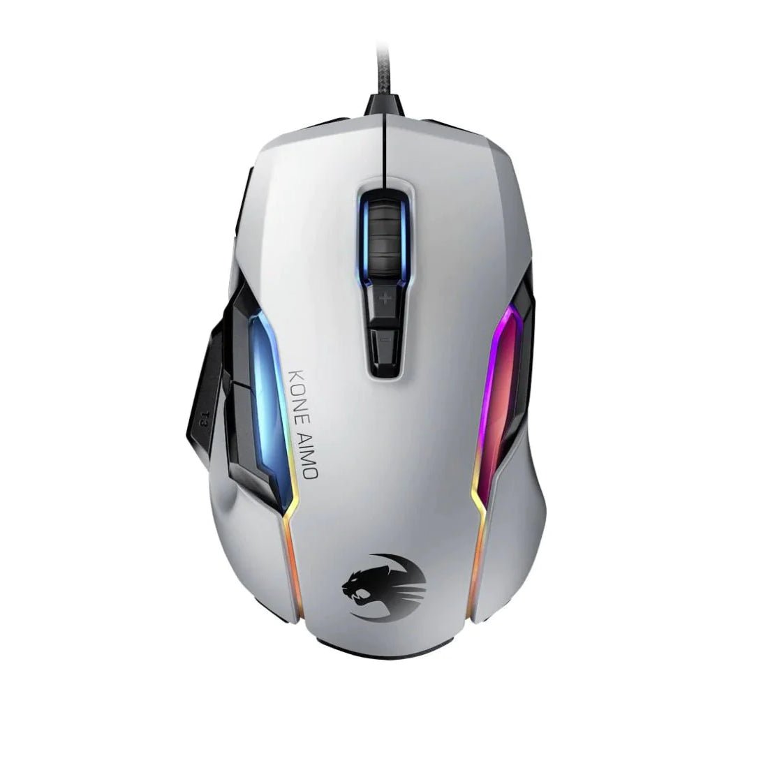 Roccat Kone AIMO Remastered Gaming Mouse - White - فأرة - Store 974 | ستور ٩٧٤