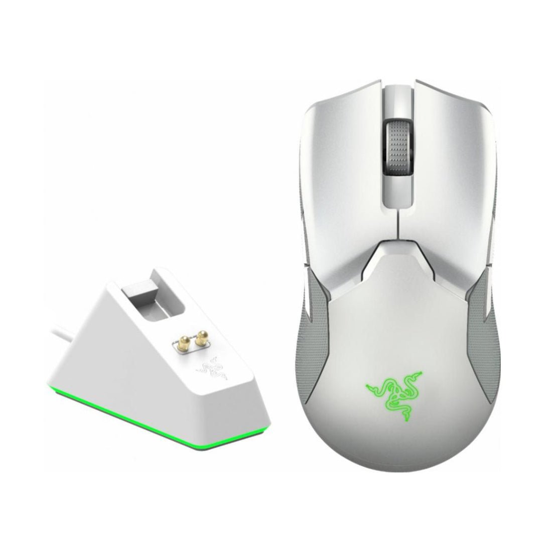 Razer Viper Ultimate Wireless Gaming Mouse w/ Charging Dock - Mercury - فأرة - Store 974 | ستور ٩٧٤