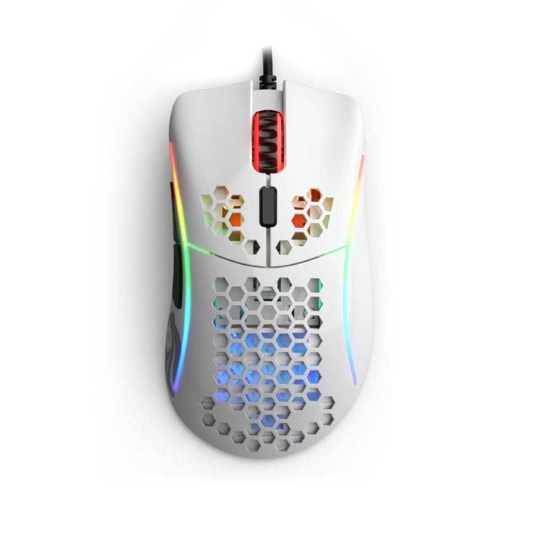 Glorious Model D Minus Gaming Mouse - Glossy White - فأرة - Store 974 | ستور ٩٧٤