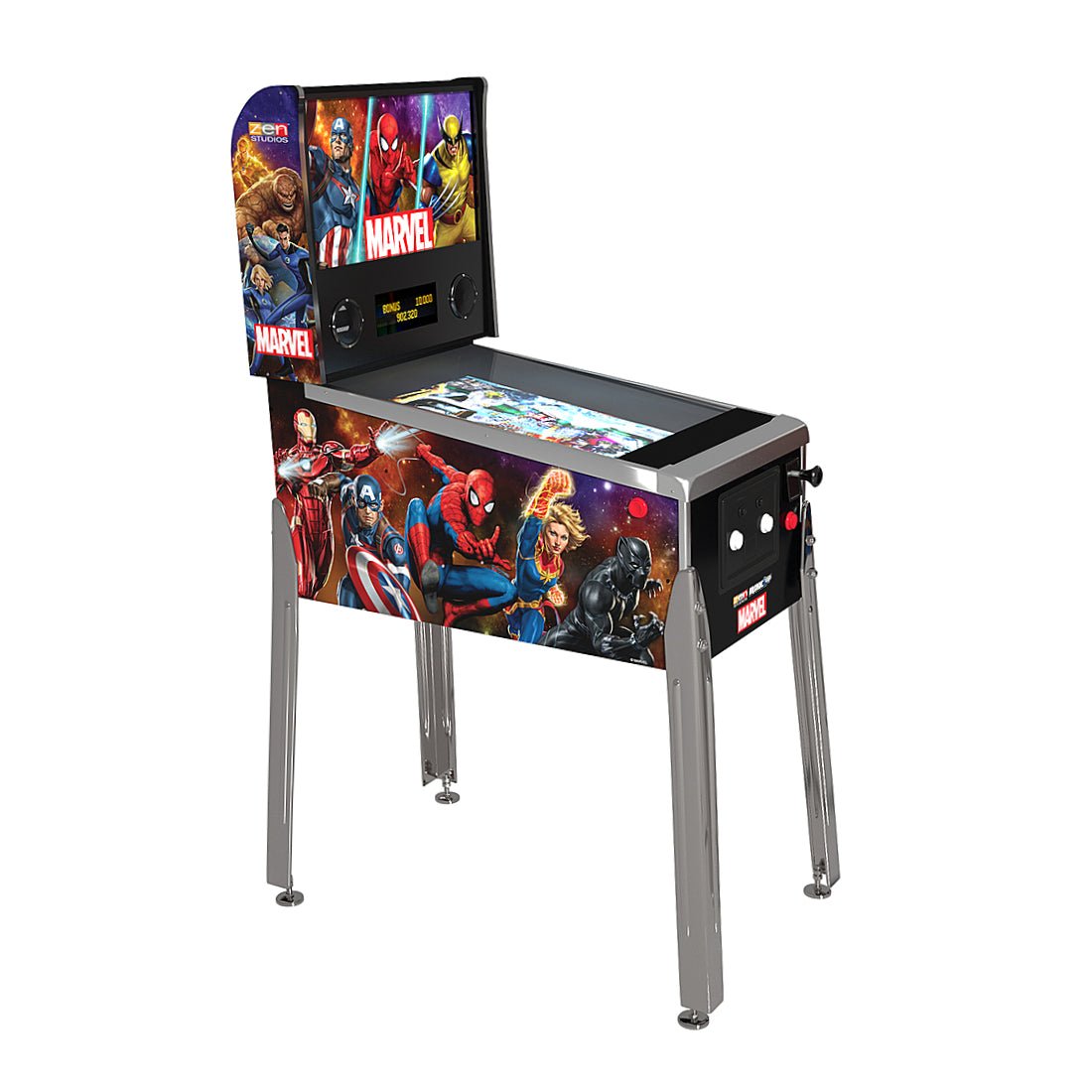 Arcade1Up Marvel Pinball Arcade Machine - جهاز ألعاب - Store 974 | ستور ٩٧٤