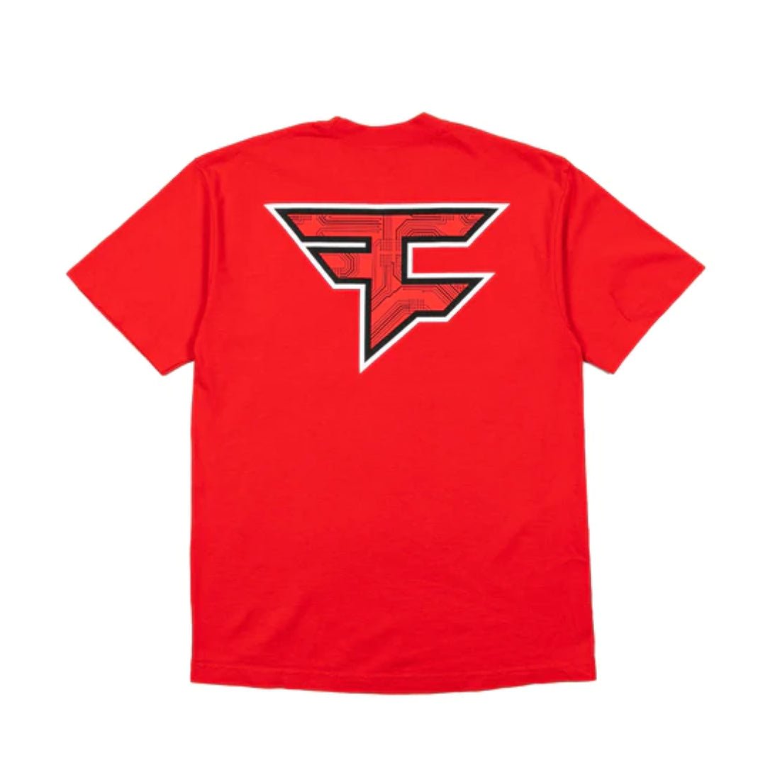 Faze Clan Circuit Tee - Red - S - تي-شيرت - Store 974 | ستور ٩٧٤