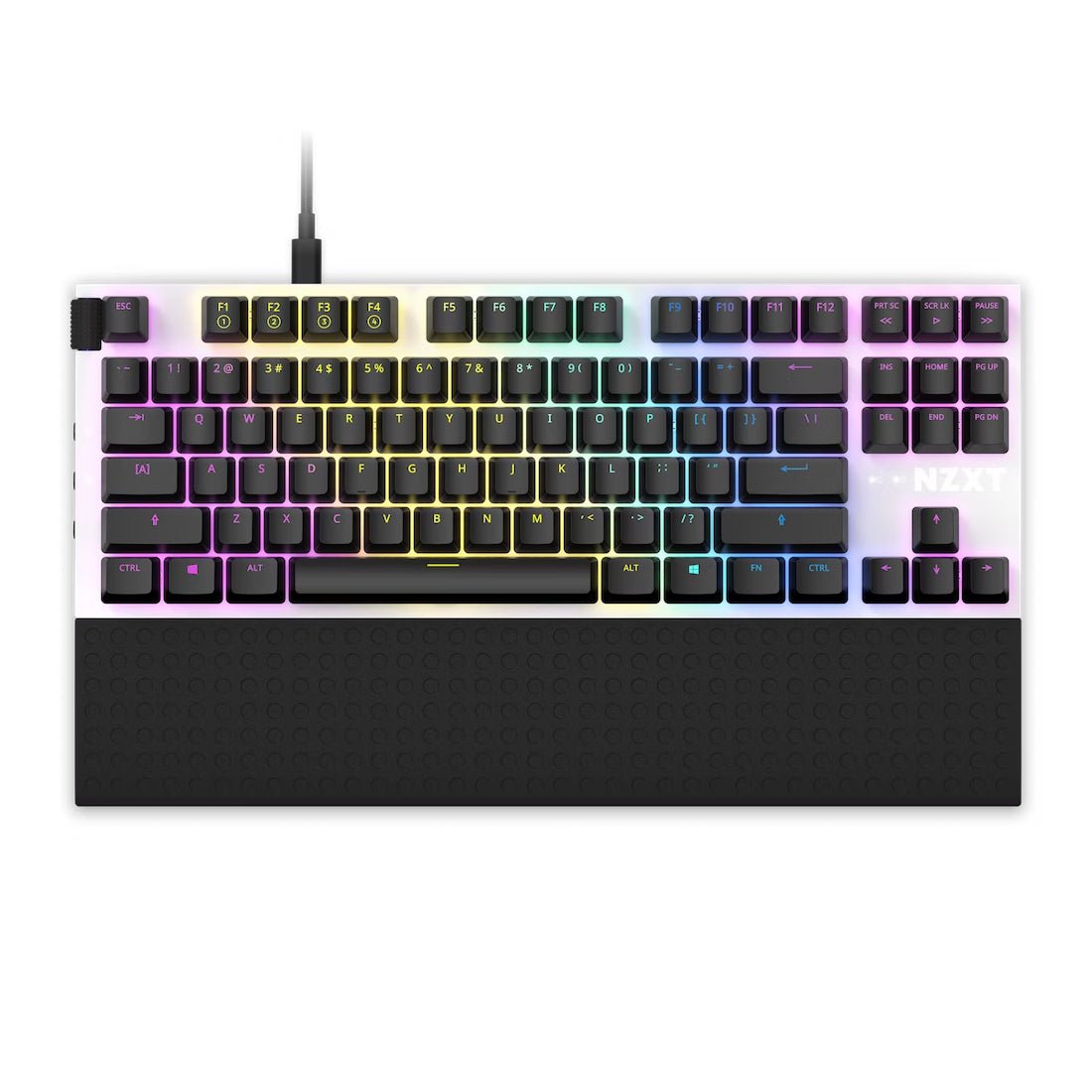 NZXT Function TKL Mechanical Gaming Keyboard - White - لوحة مفاتيح - Store 974 | ستور ٩٧٤