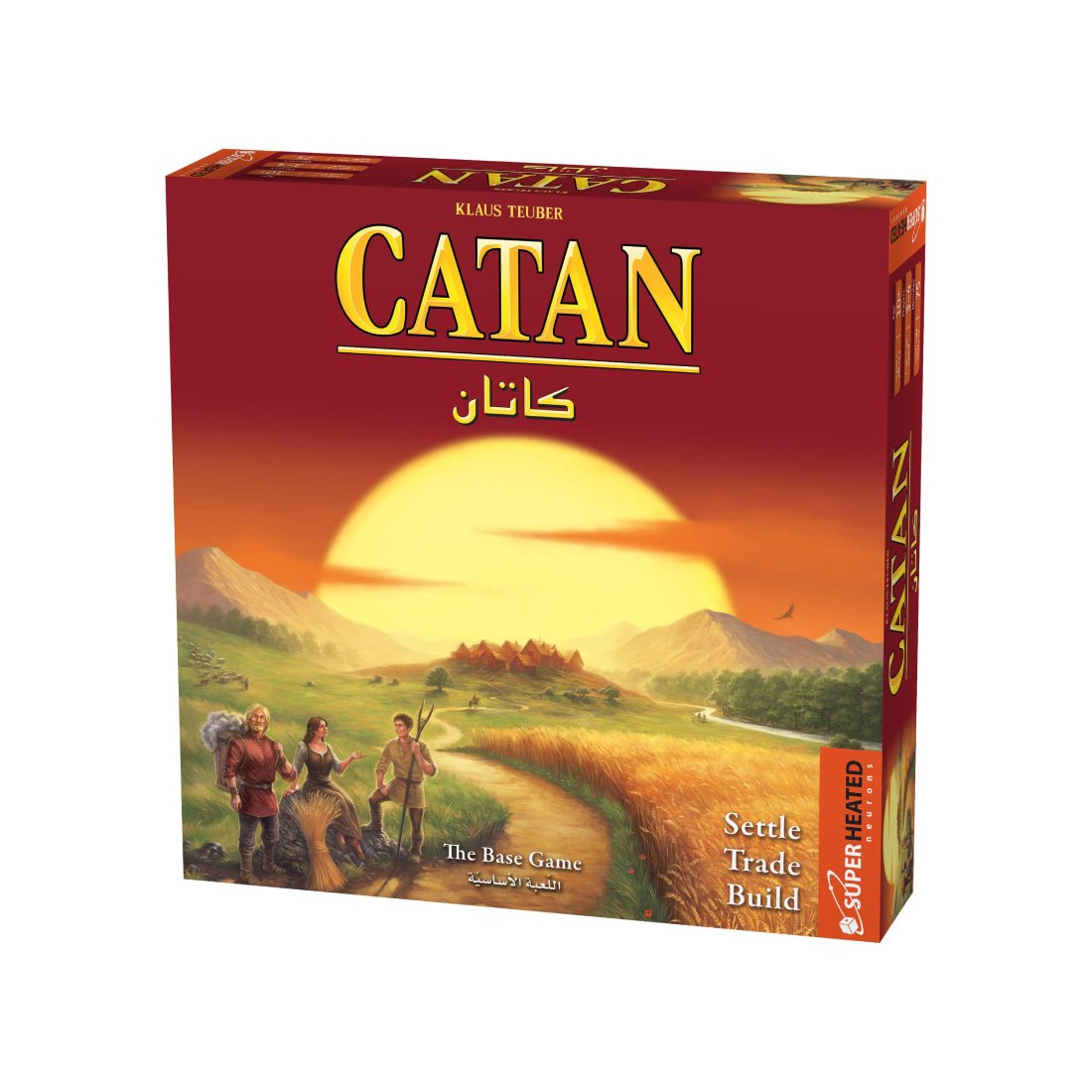 لعبة Catan Base 3-4 لاعبين - Lubة