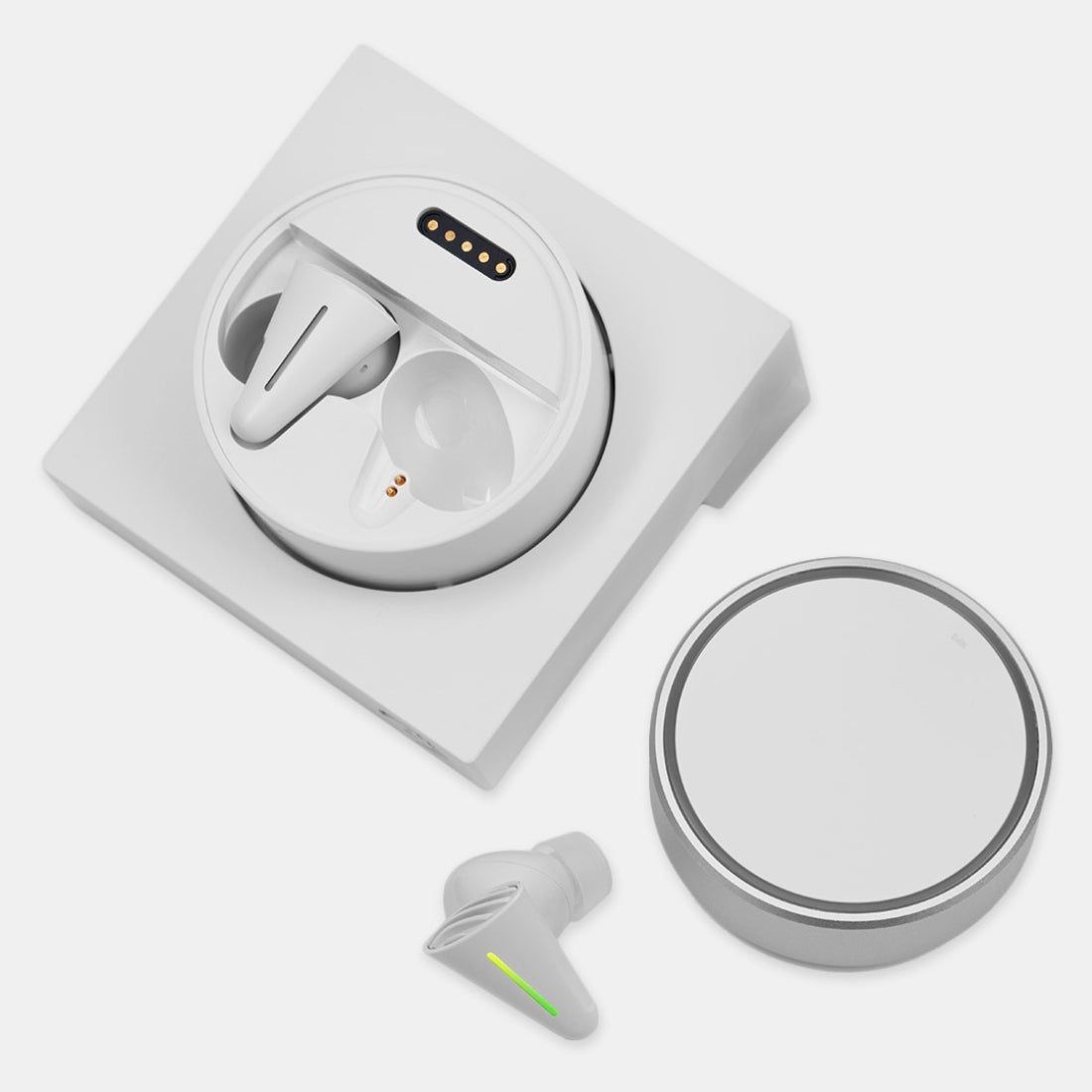 AngryMiao Cyberblade Wireless Gaming Earbuds - White Ghost - سماعة - Store 974 | ستور ٩٧٤