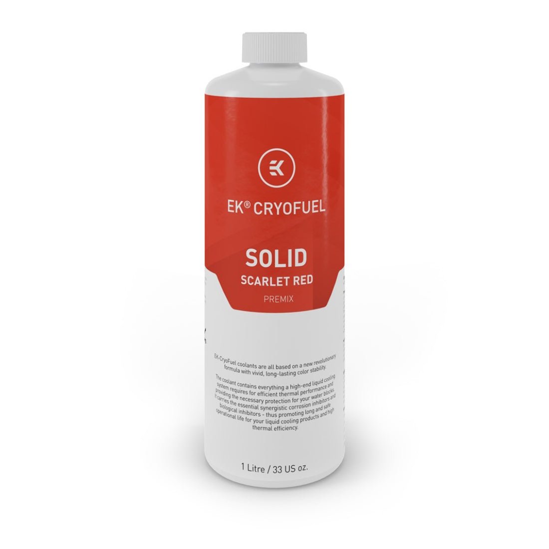 EKWB CryoFuel Premix 1000mL Coolant - Solid Scarlet Red - سائل تبريد - Store 974 | ستور ٩٧٤
