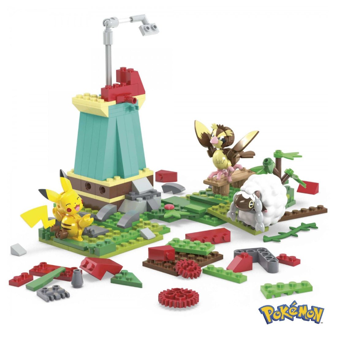 MEGA Pokémon Countryside Windmill Building Set - لعبة بوكيمون MEGA Pokémon Countryside Windmill Building Set - لعبة بوكيمون