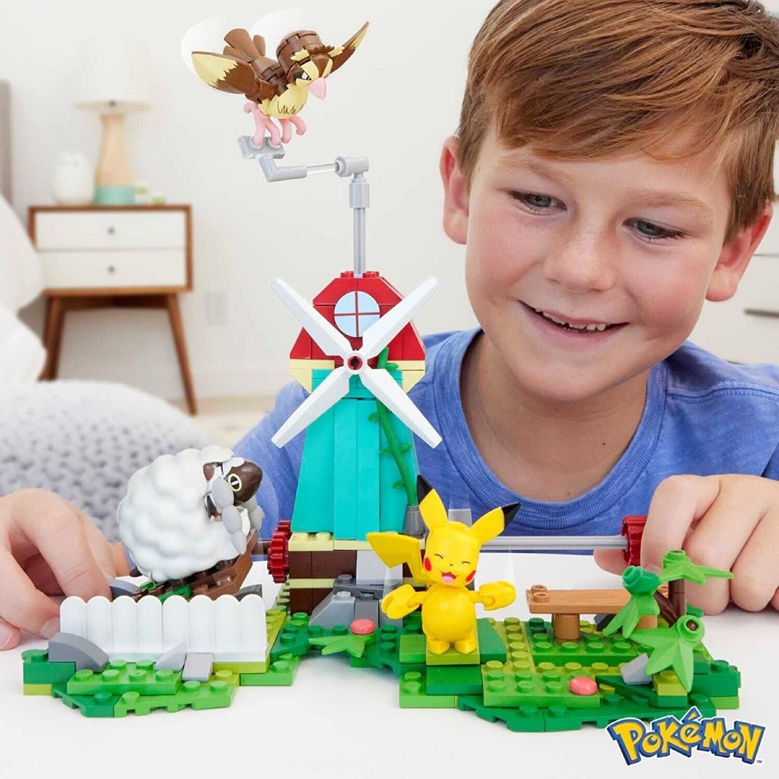 MEGA Pokémon Countryside Windmill Building Set - لعبة بوكيمون MEGA Pokémon Countryside Windmill Building Set - لعبة بوكيمون