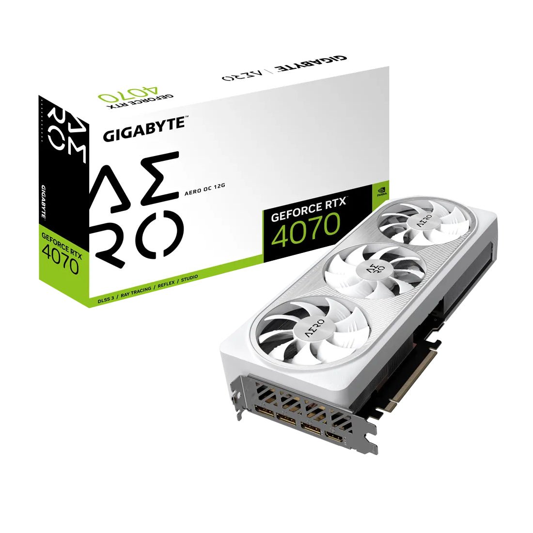 Gigabyte GeForce RTX 4070 AERO OC 12G Graphics Card - كرت شاشة - Store 974 | ستور ٩٧٤
