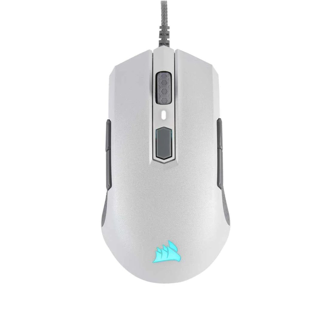 Corsair M55 RGB Pro Ambidextrous Multi-Grip Wired Gaming Mouse - White - فأرة - Store 974 | ستور ٩٧٤