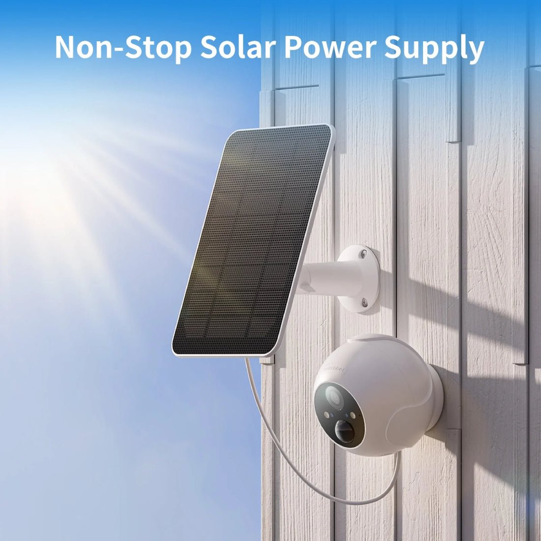SwitchBot Solar Panel for Outdoor Spotlight Cam - لوحة شمسية للكاميرا ااخارجية - Store 974 | ستور ٩٧٤
