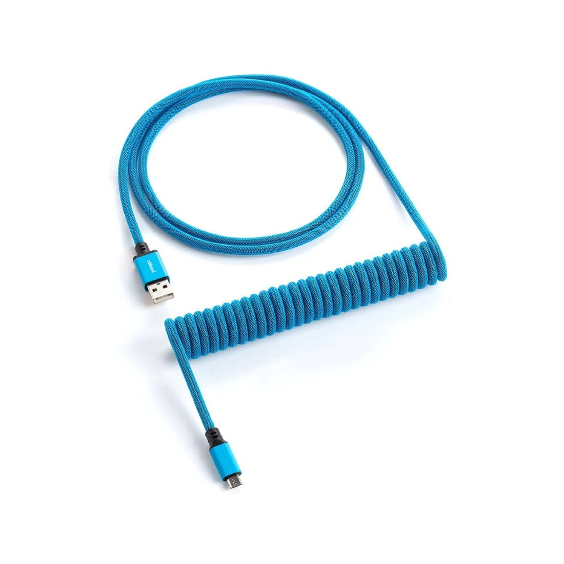 CableMod Classic Coiled Keyboard Cable USB A to Micro USB, 150cm - Spectrum Blue - كابل - Store 974 | ستور ٩٧٤