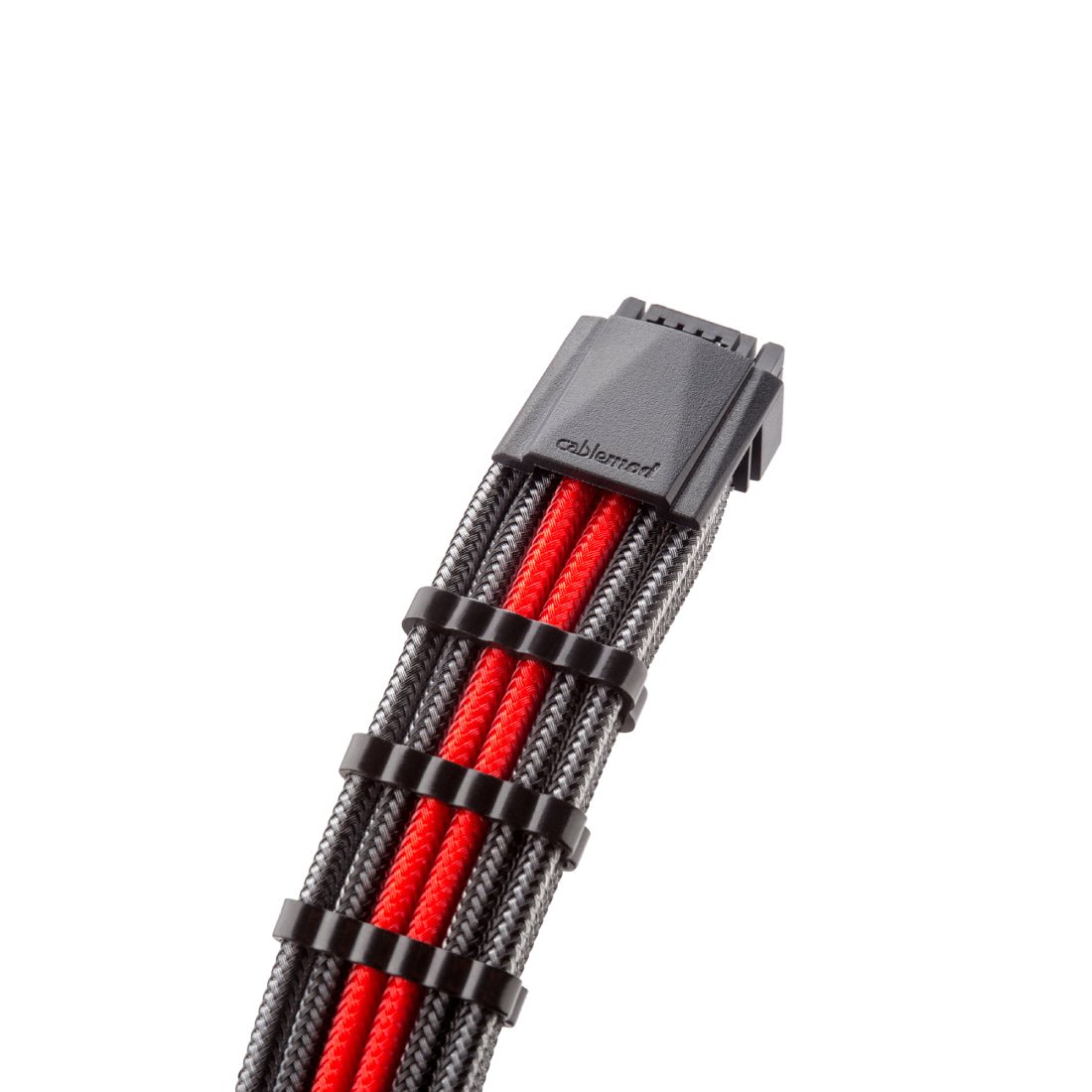 CableMod Pro ModMesh 12VHPWR PCI-e Cable Extension (Black & Red, 16-pin to 4x8-pin, 45cm) - كابل - Store 974 | ستور ٩٧٤