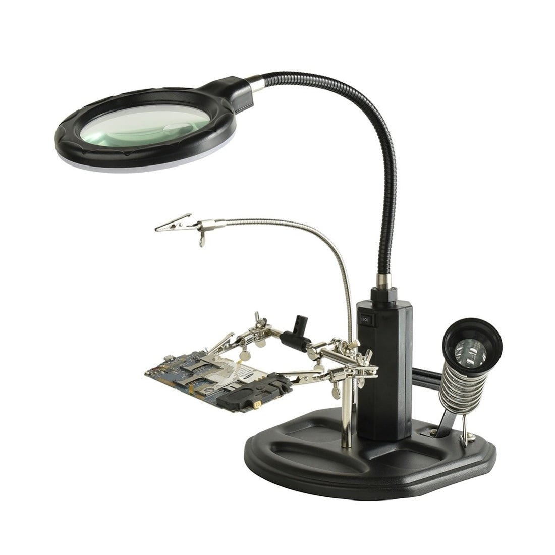Creator Space Magnifying Glass & Lamp TE-802 - ملحقات الإلكترونيات - Store 974 | ستور ٩٧٤