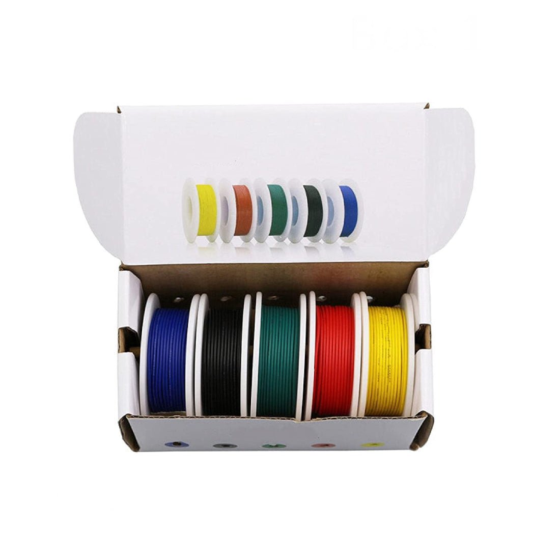 Creator Space 22AWG 5colour Cable Kit Box - ملحقات الإلكترونيات Creator Space 22AWG 5colour Cable Kit Box - ملحقات الإلكترونيات