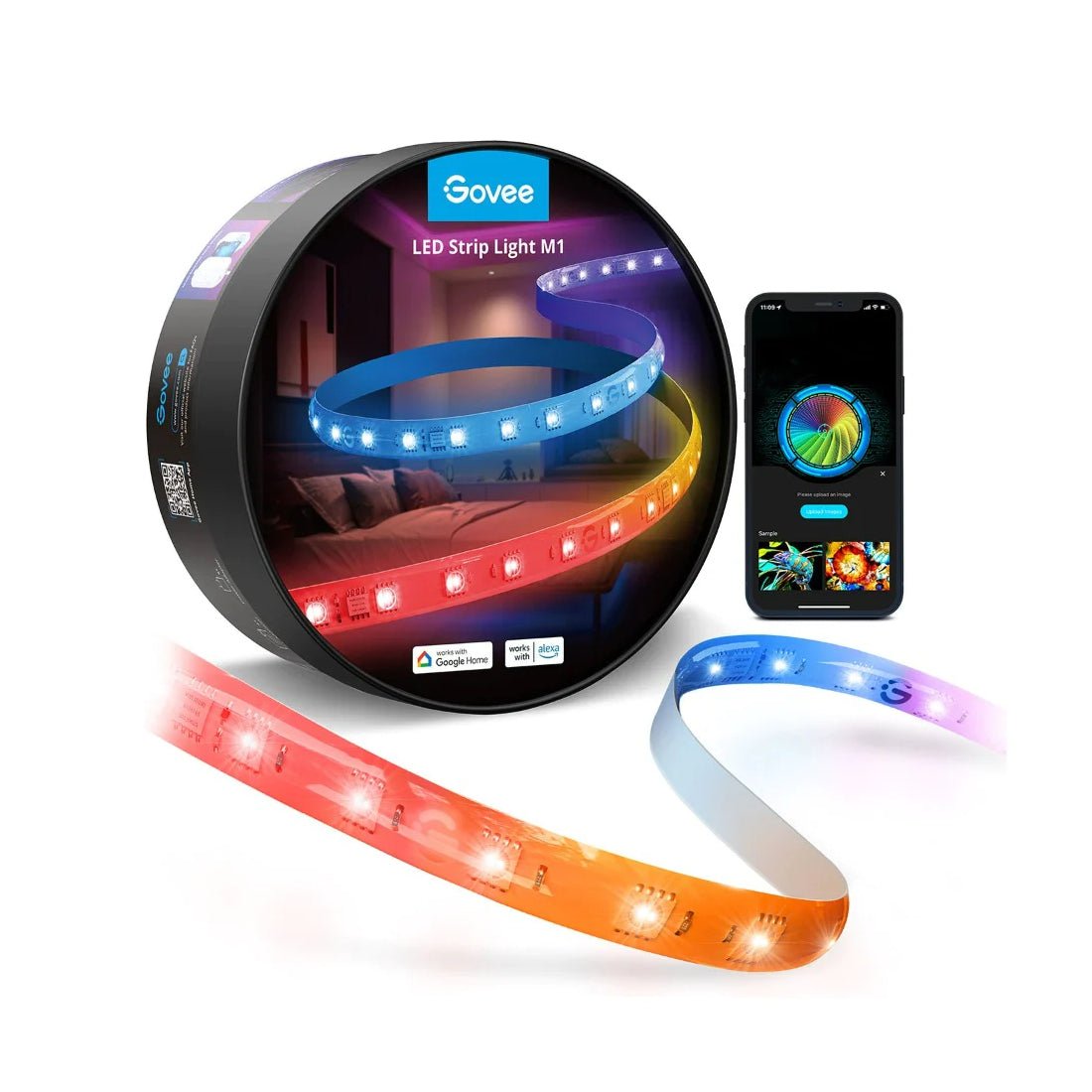 Govee LED Strip Light M1 - 5 أمتار - إضaءة Govee LED Strip Light M1 - 5 أمتار - إضaءة