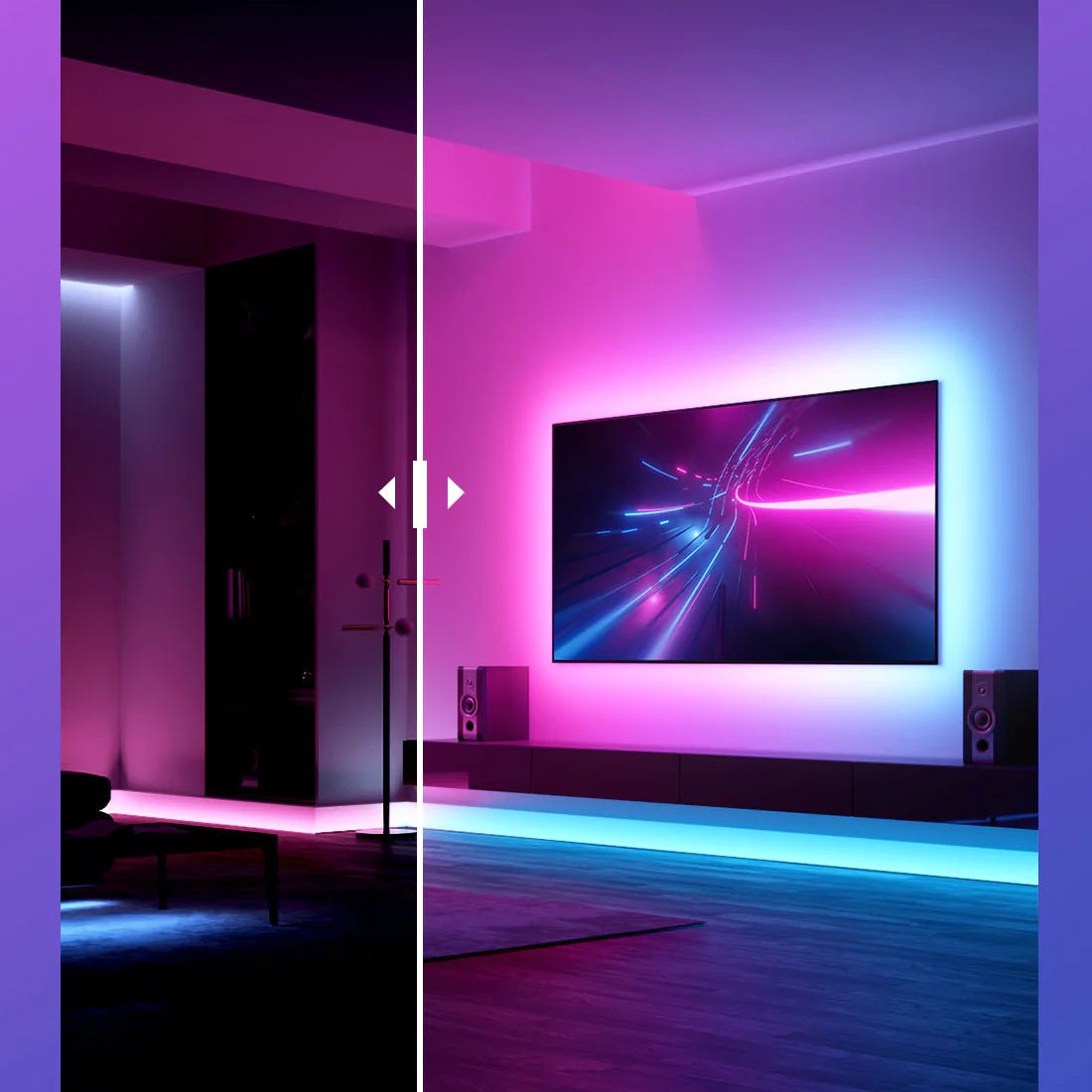 Govee LED Strip Light M1 - 5 أمتار - إضaءة Govee LED Strip Light M1 - 5 أمتار - إضaءة