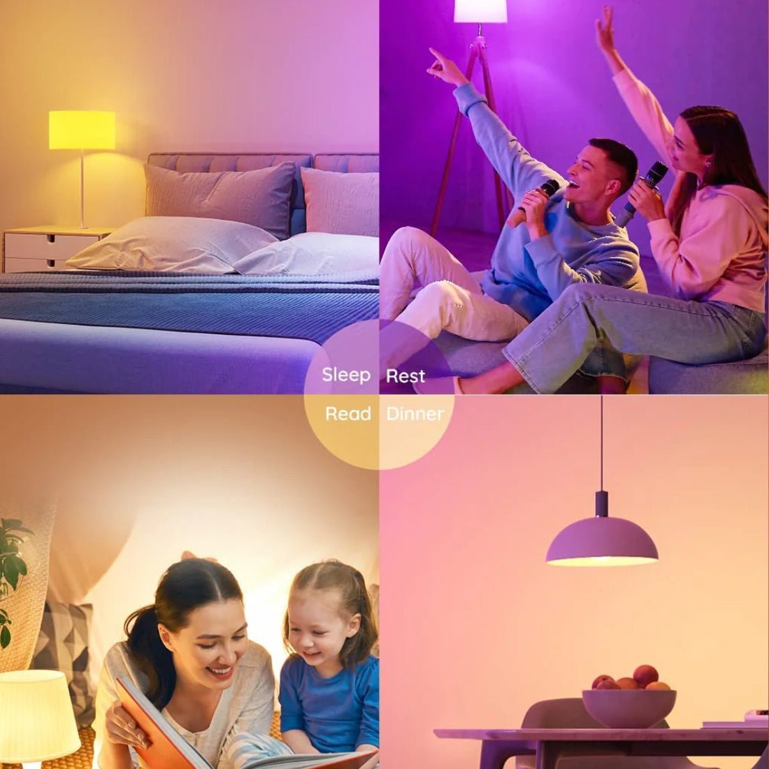 Govee Wi-Fi+ Bluetooth RGBWW Smart LED Bulb - إضاءة - Store 974 | ستور ٩٧٤